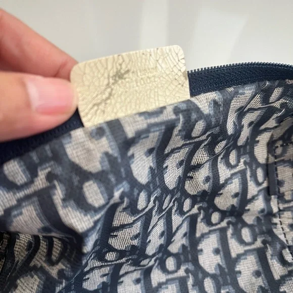 CHRISTIAN DIOR BLUE NYLON TROTTER BAG - Picture 12 of 16